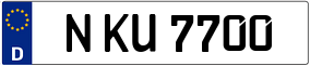 Truck License Plate